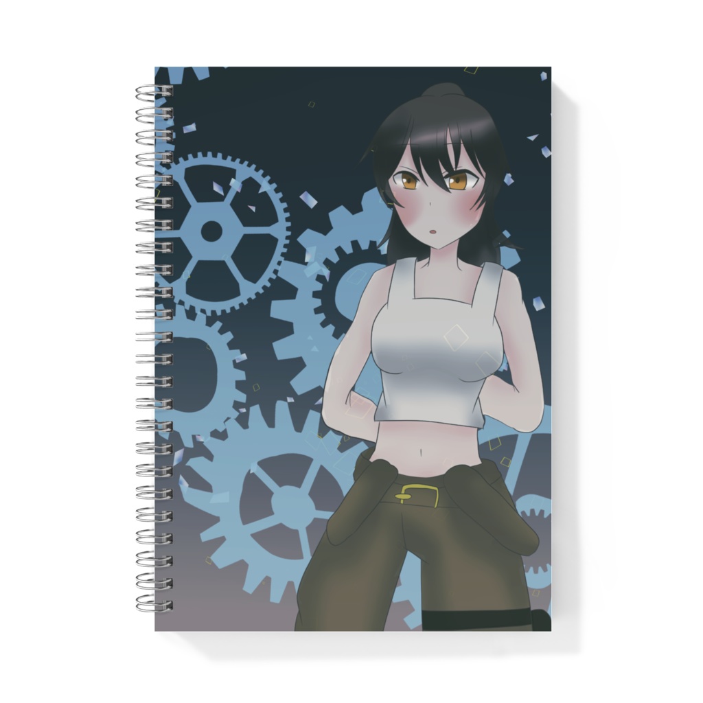 タンクトップ少女のリングノート