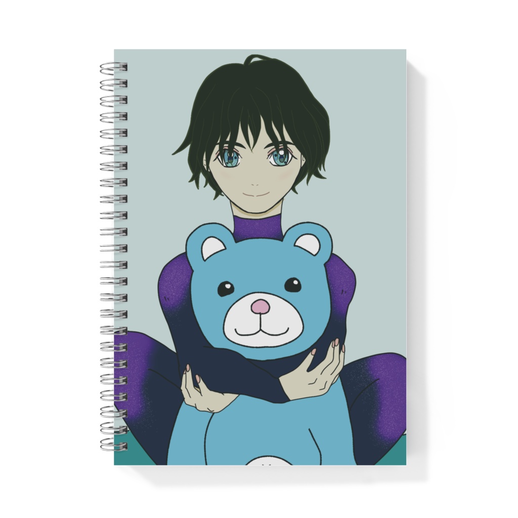 クマのぬいぐるみとスケート選手