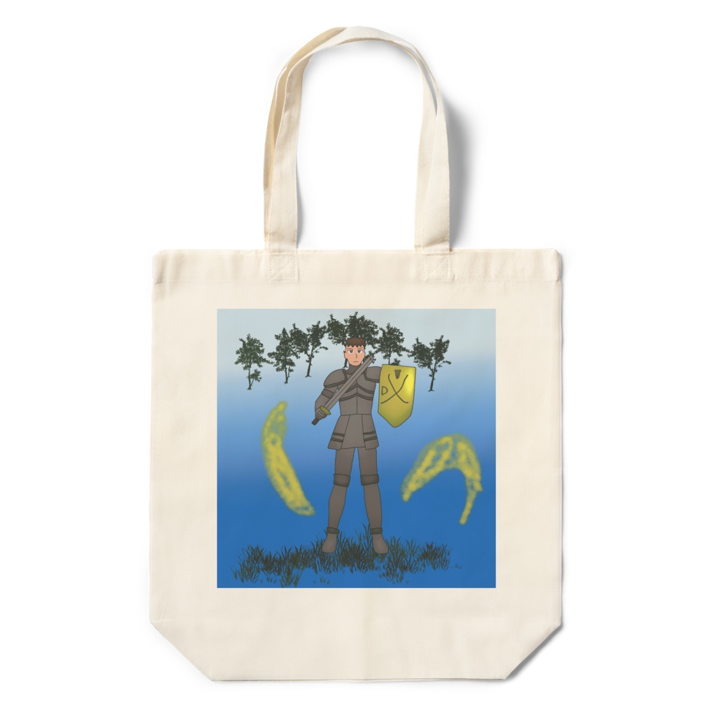 エコバッグ、プレートアーマーさん