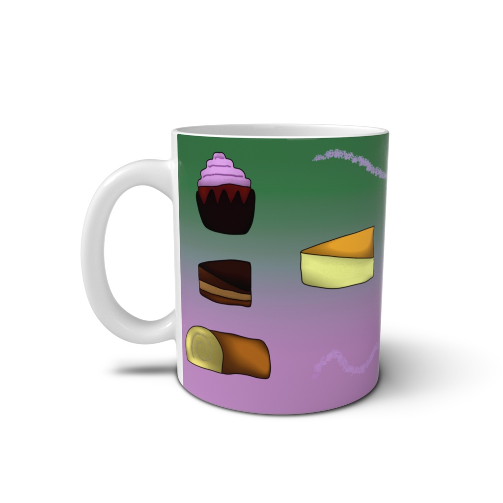 マグカップ、菓子