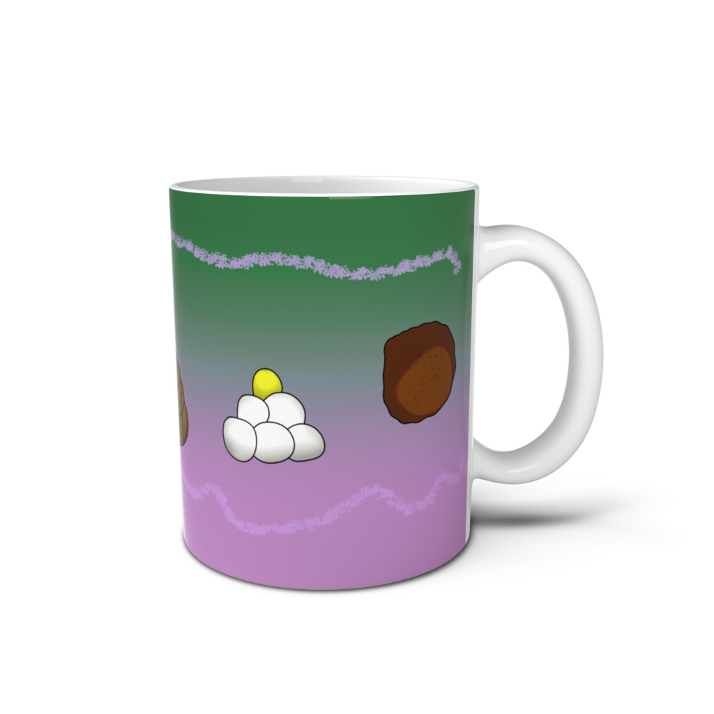 マグカップ、菓子