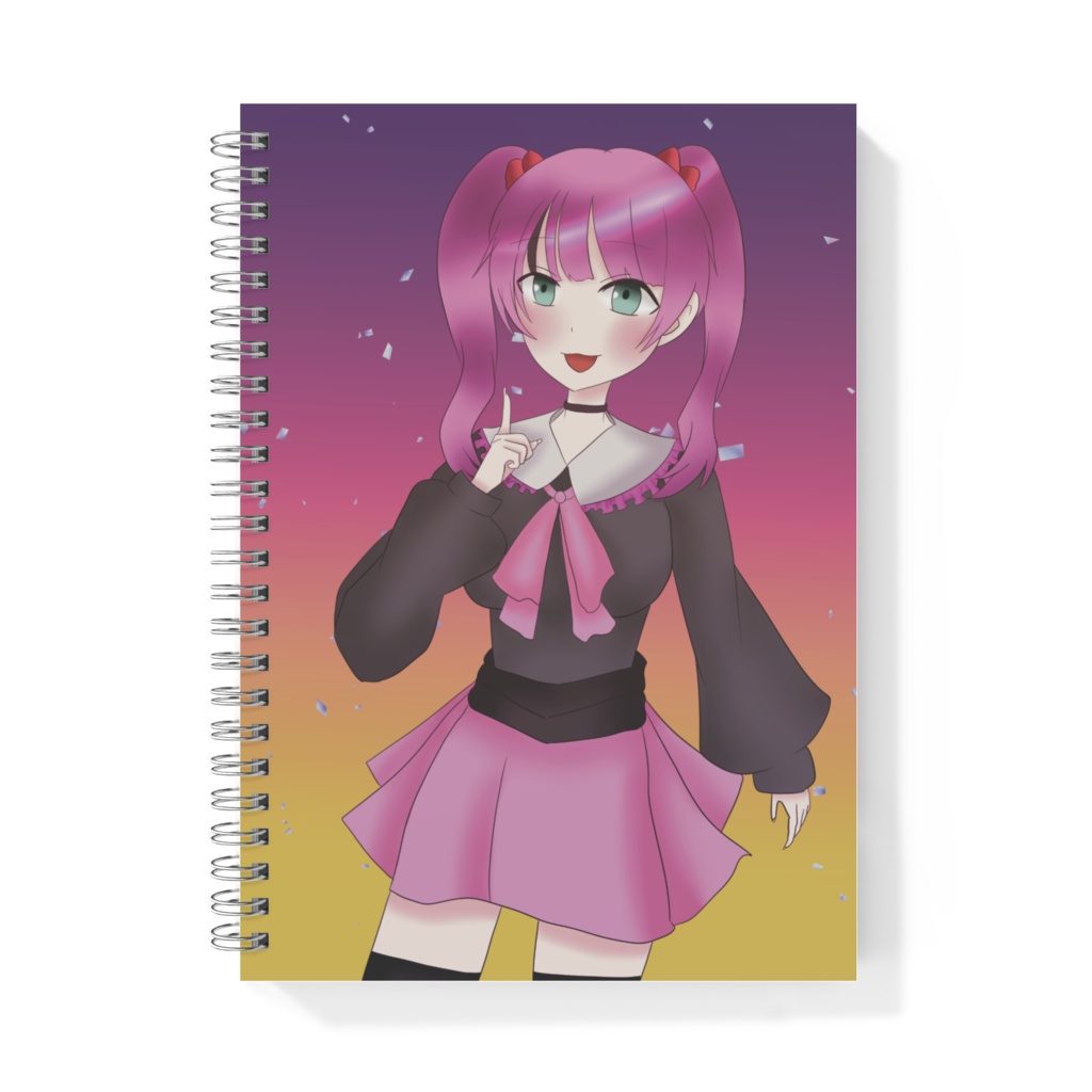 ツインテ少女のリングノート