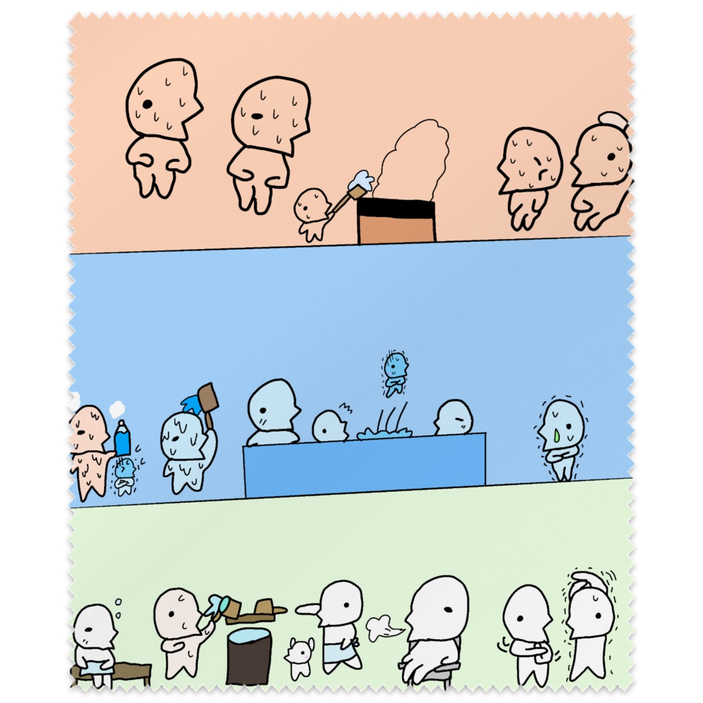 チュンチュン サウナ整いメガネ拭き