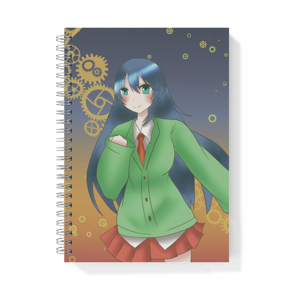 学生少女のリングノート
