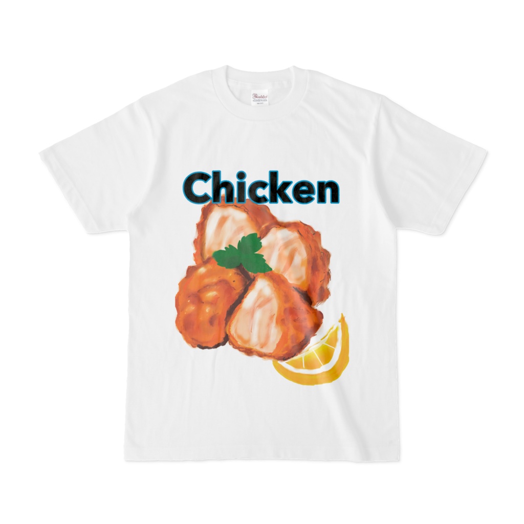 Tシャツ唐揚げイラスト