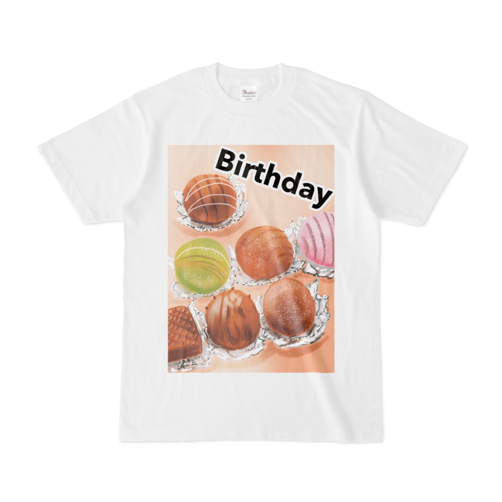 Tシャツチョコレートイラスト