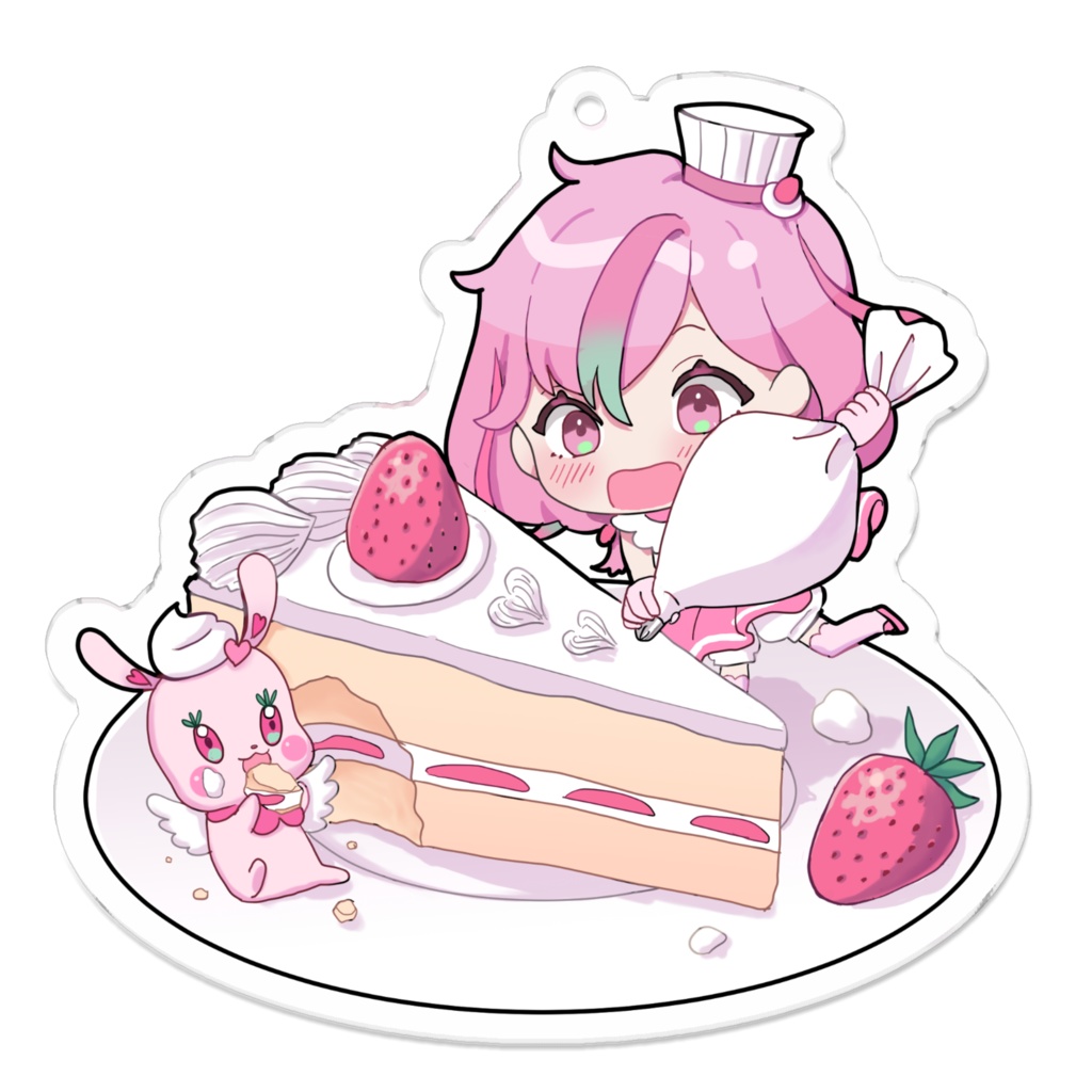 苺ちゃんのショートケーキ作り