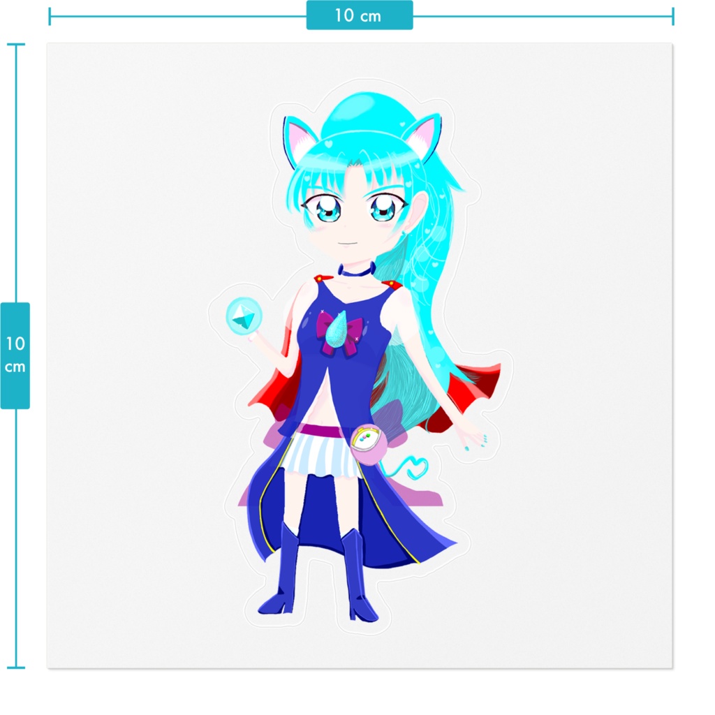 怪盗ブルー ステッカー