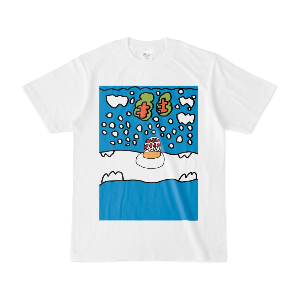 おいしいケーキのTシャツ