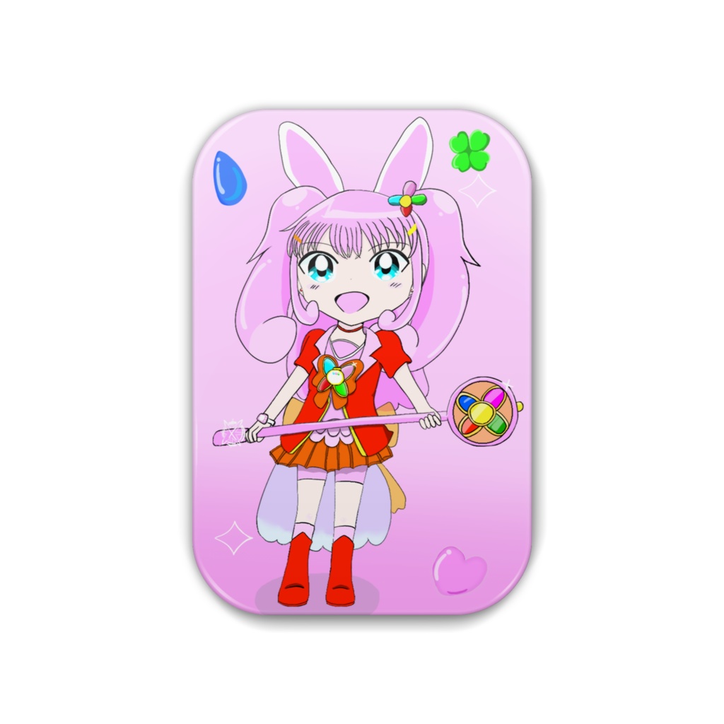 花野咲　缶バッジ