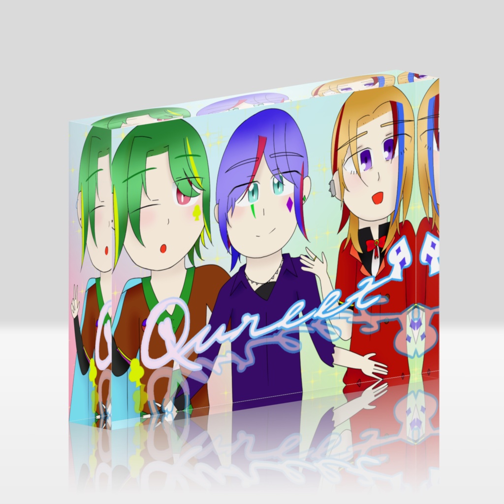 Qureezのアクリルブロック