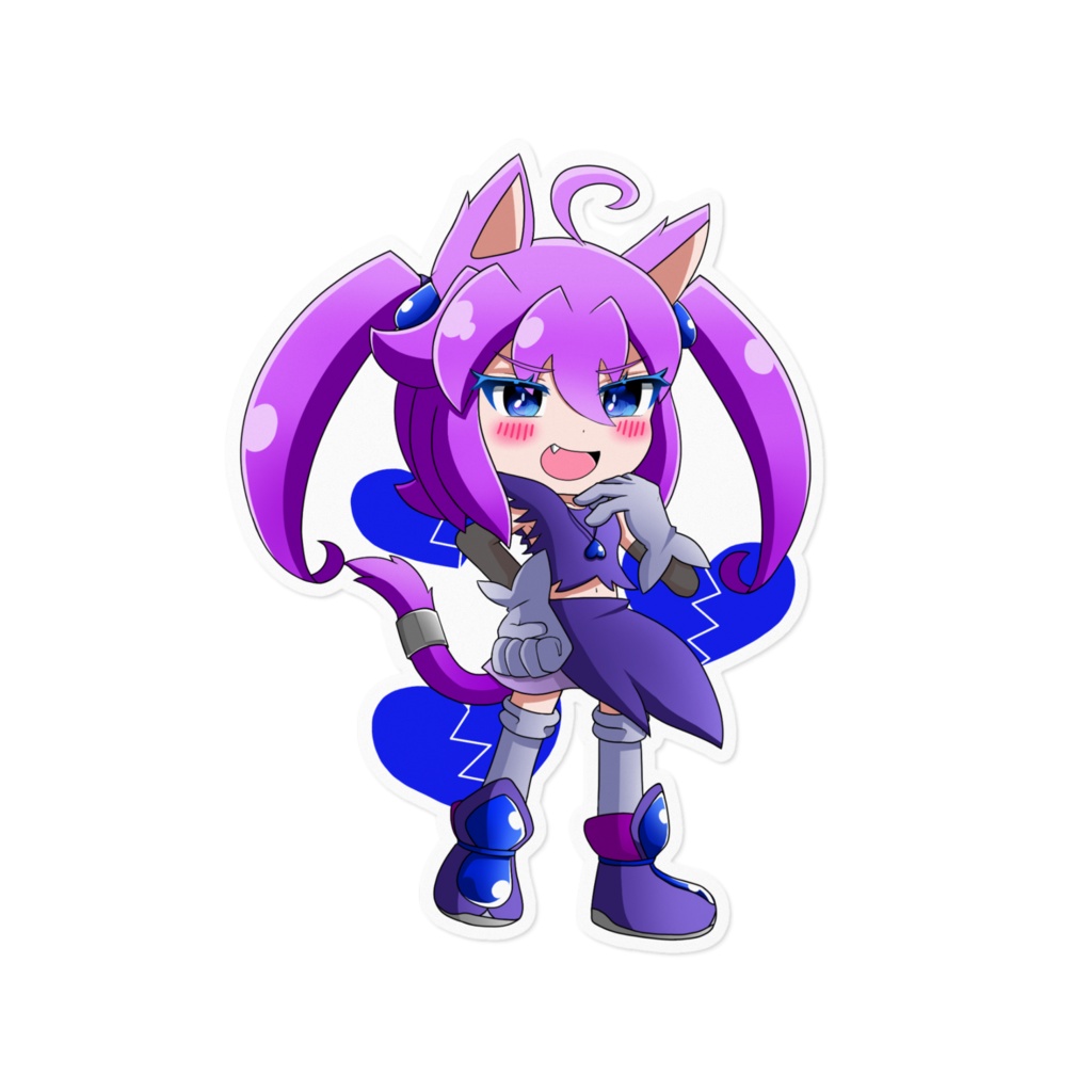 闇ラブニャンのステッカー