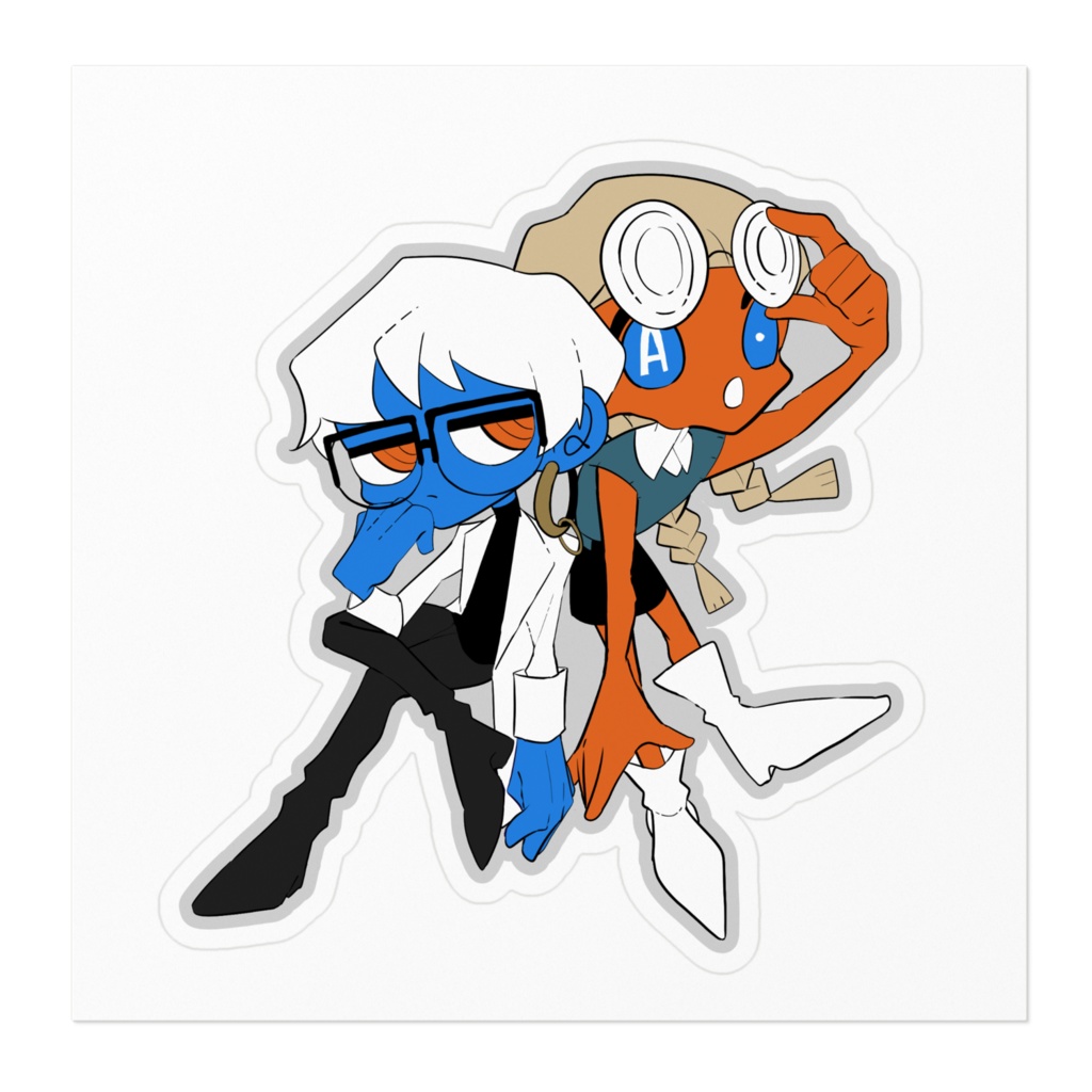 センセーとジョシュ ステッカー