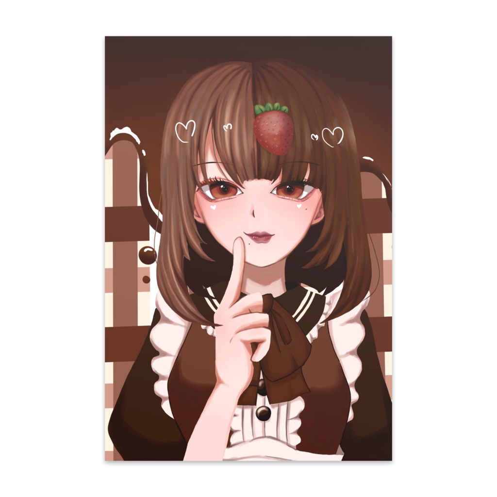メイドさんのポストカード
