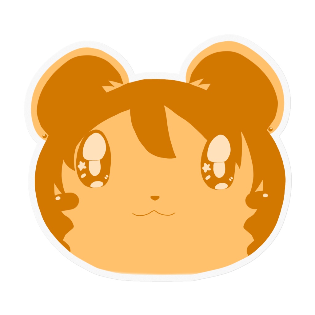 四葉熊パン風ステッカー