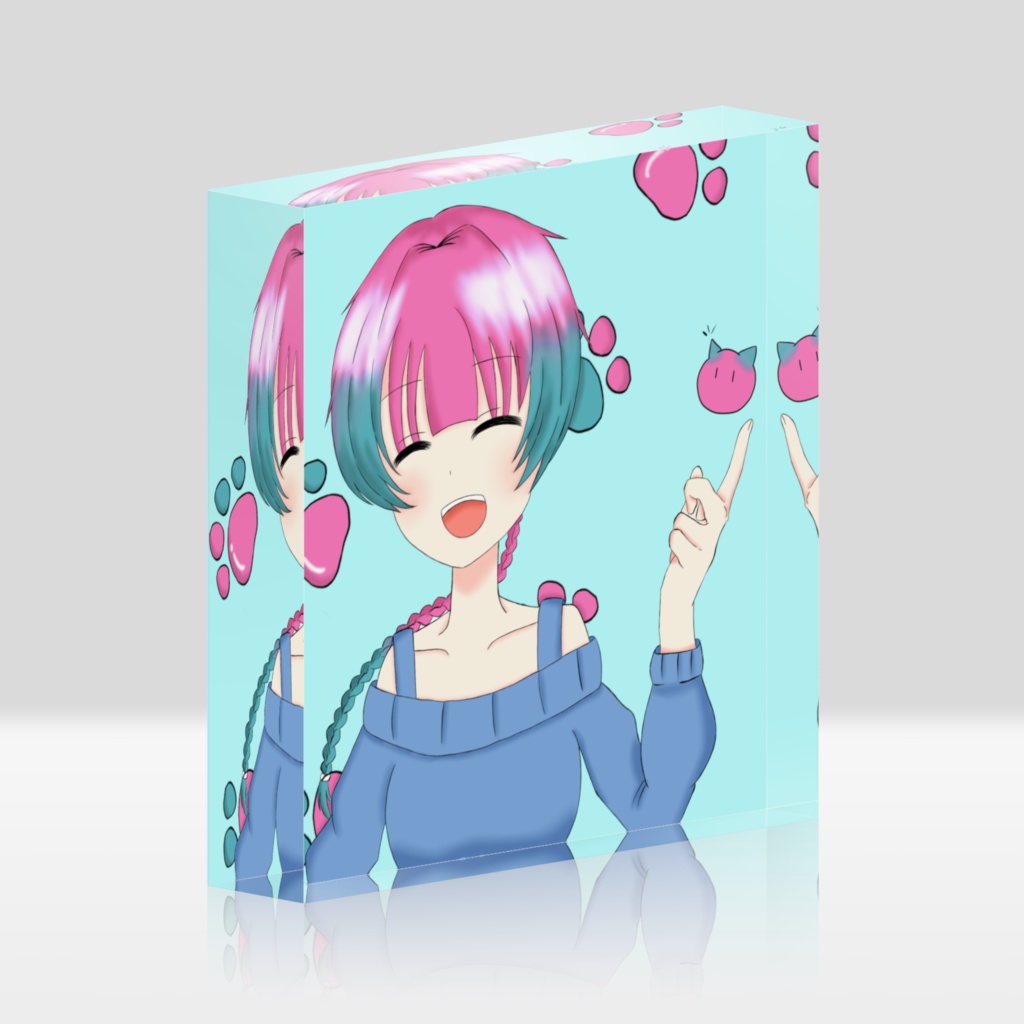 澪のアクリルブロック
