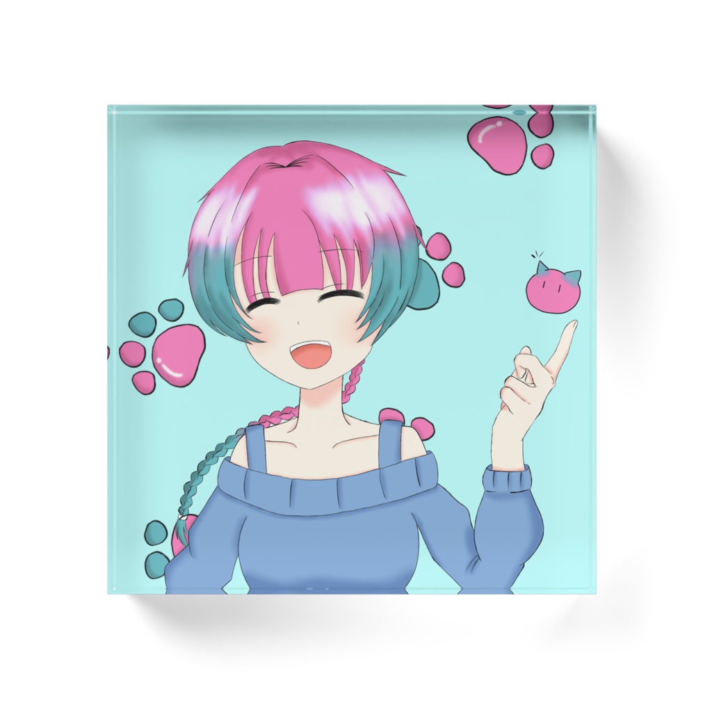 澪のアクリルブロック