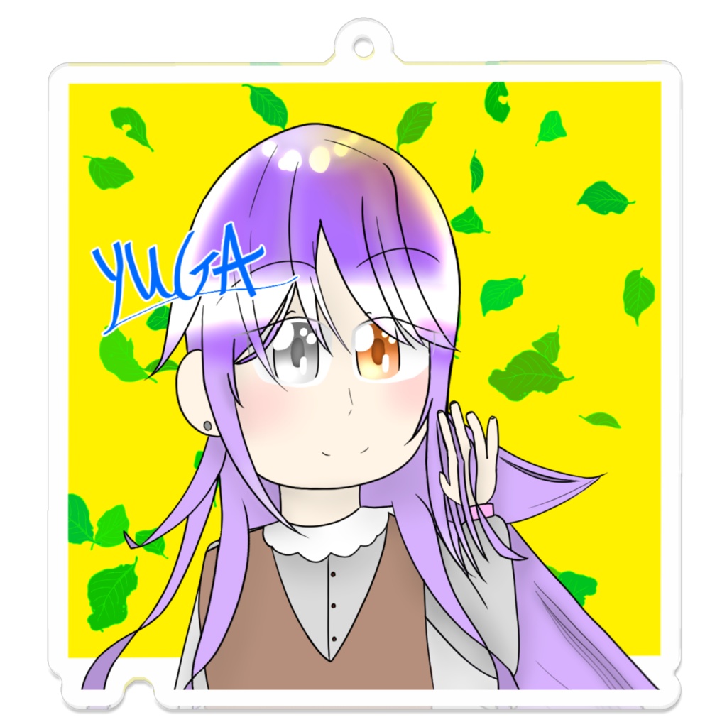優雅のアクリルキーホルダー