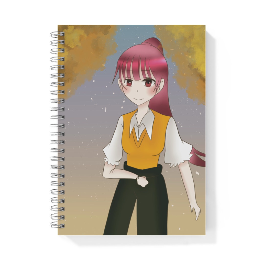 ピンク髪リングノート