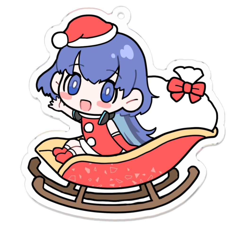 DACアクリルキーホルダーXmasバージョン