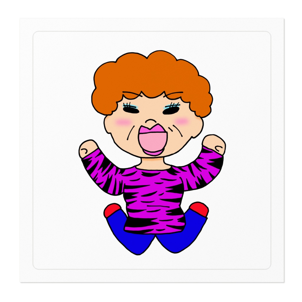 大阪のおばちゃんステッカー