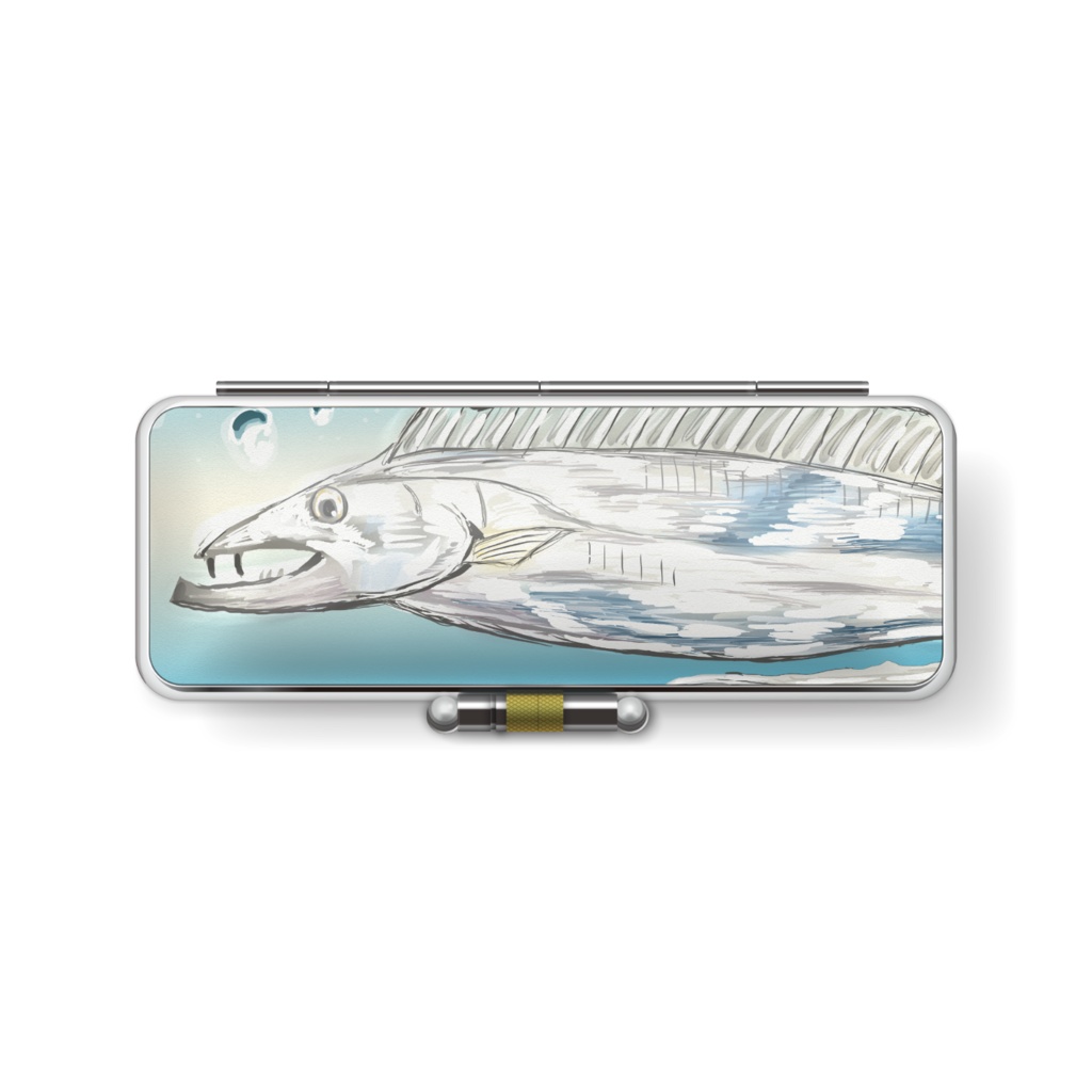 捺印印鑑ケース太刀魚