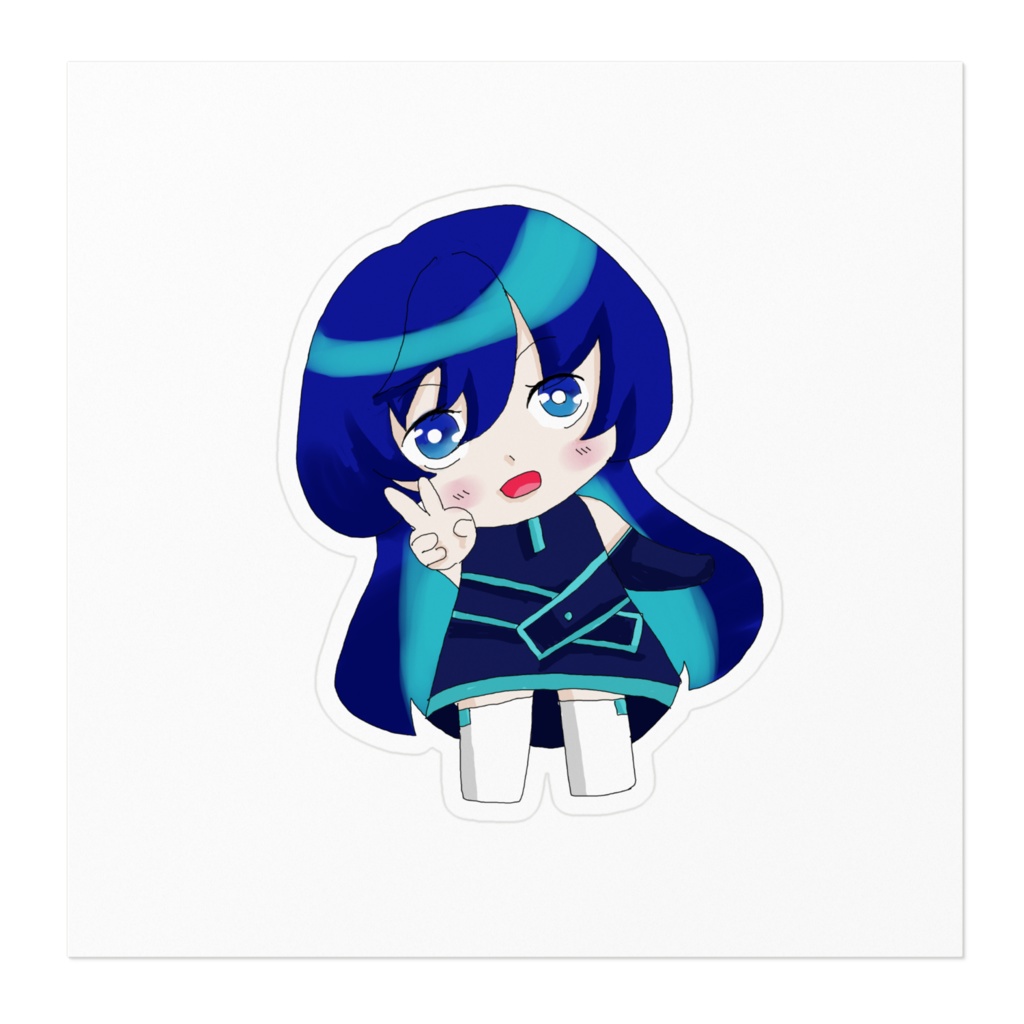 aoちゃんステッカー