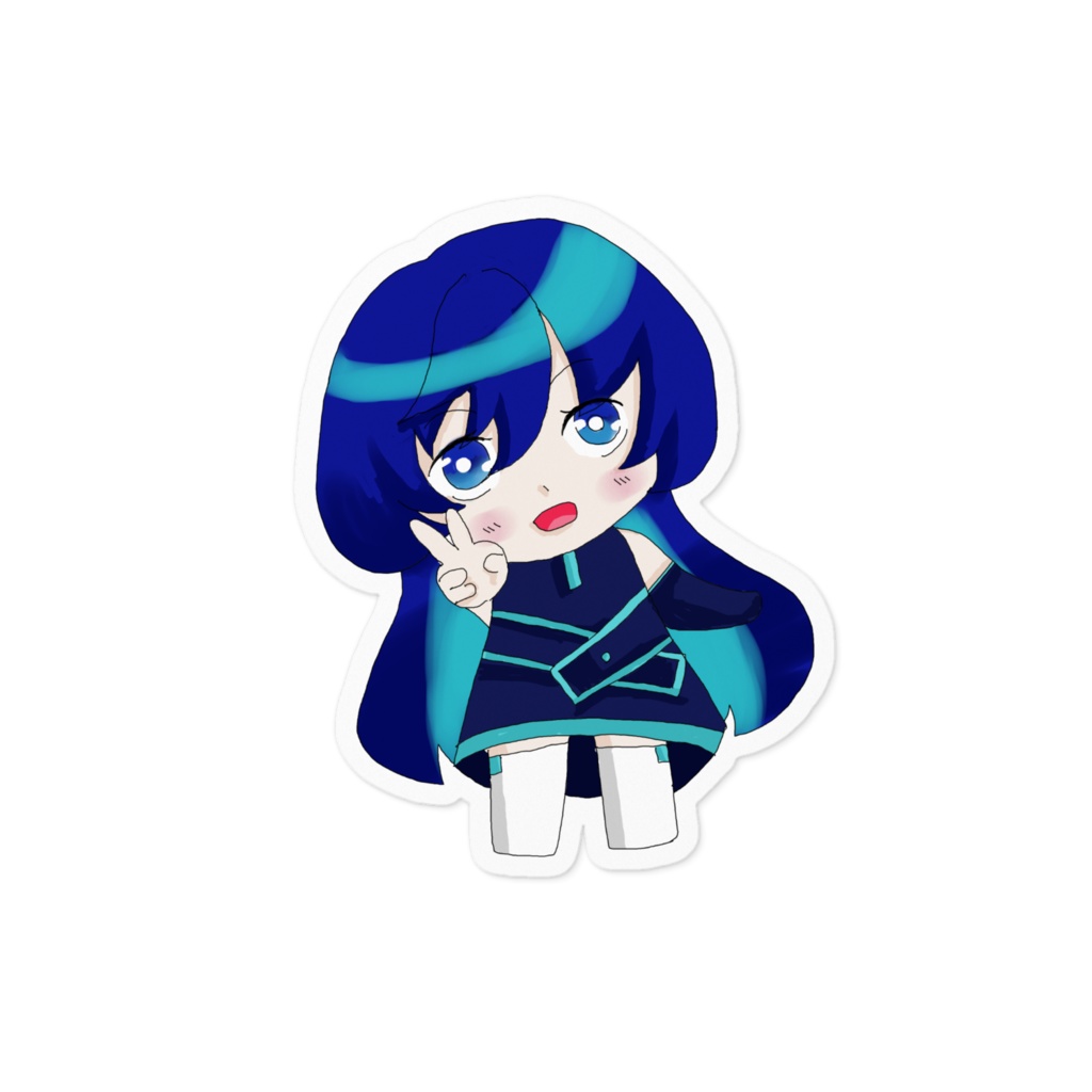 aoちゃんステッカー