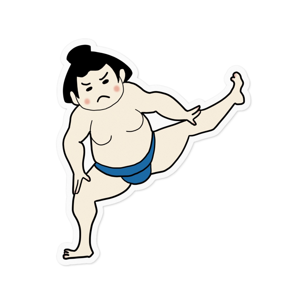 お相撲さんステッカー
