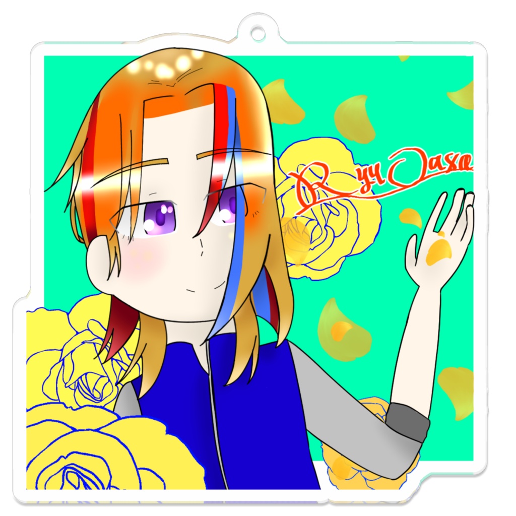 亮のアクリルキーホルダー