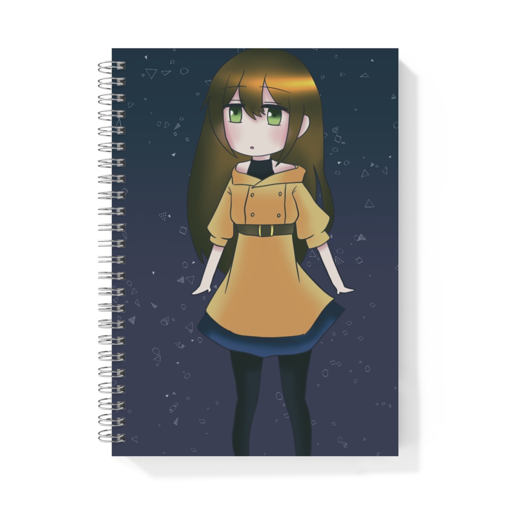茶髪女子リングノート