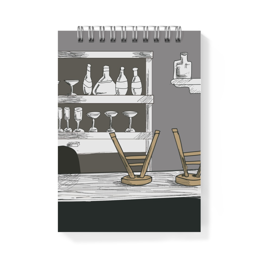 困っている女の子メモ帳