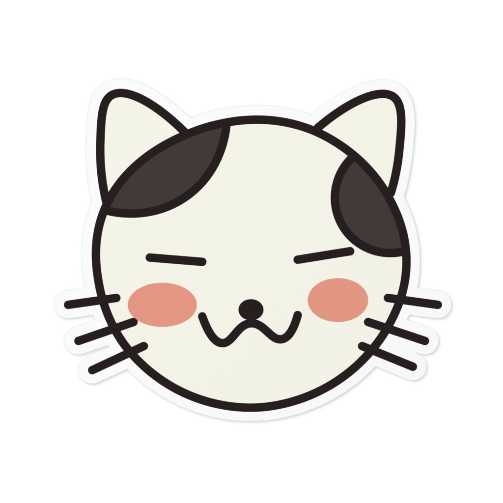 ぶちねこステッカー