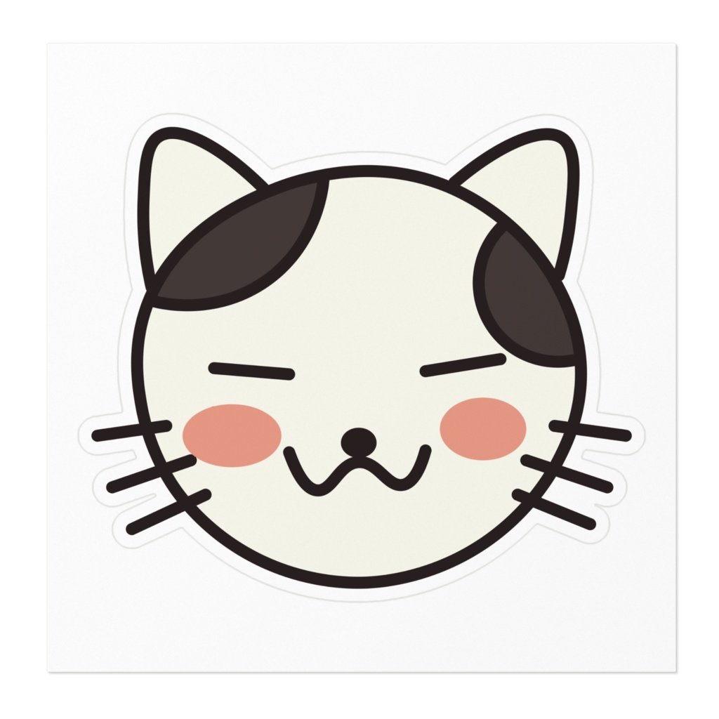 ぶちねこステッカー