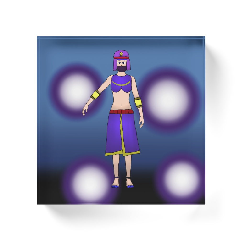 アクリルブロック、女性占い師?