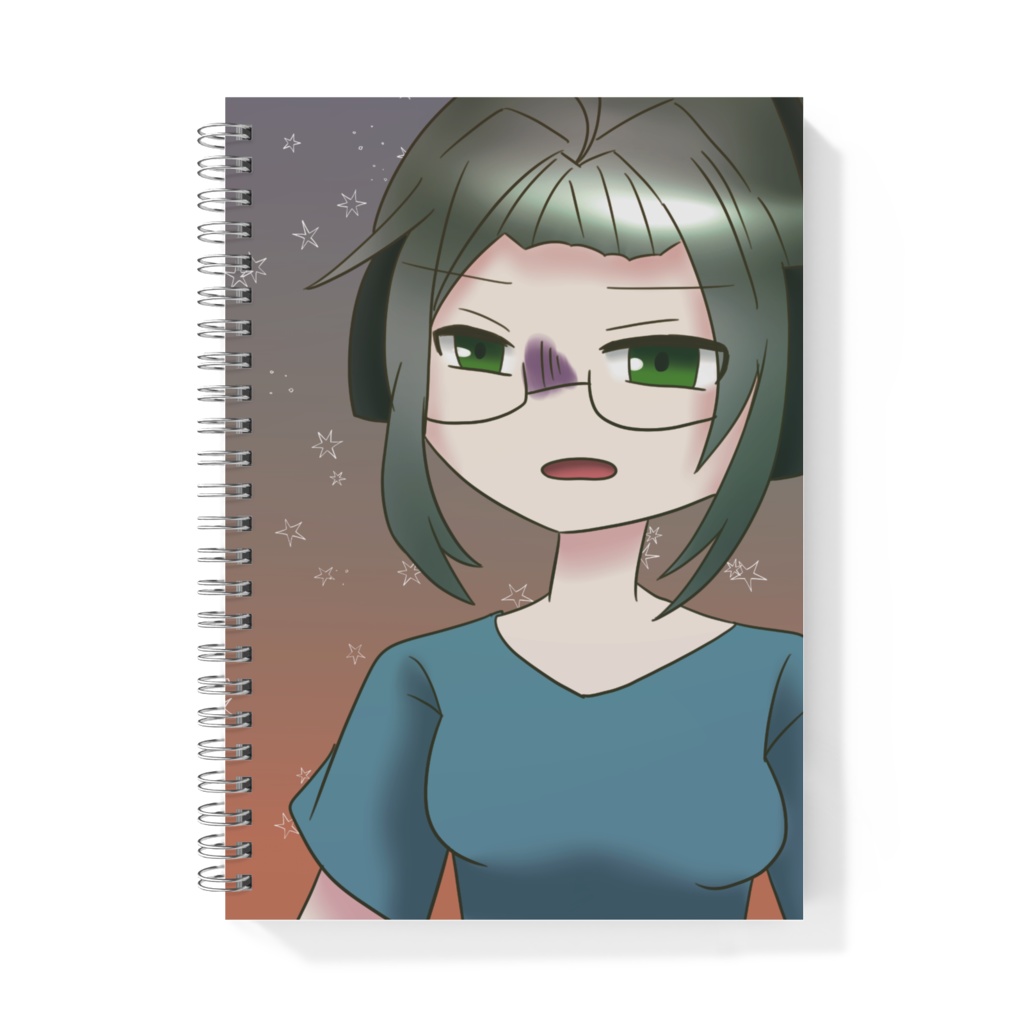 眼鏡女子のリングノート