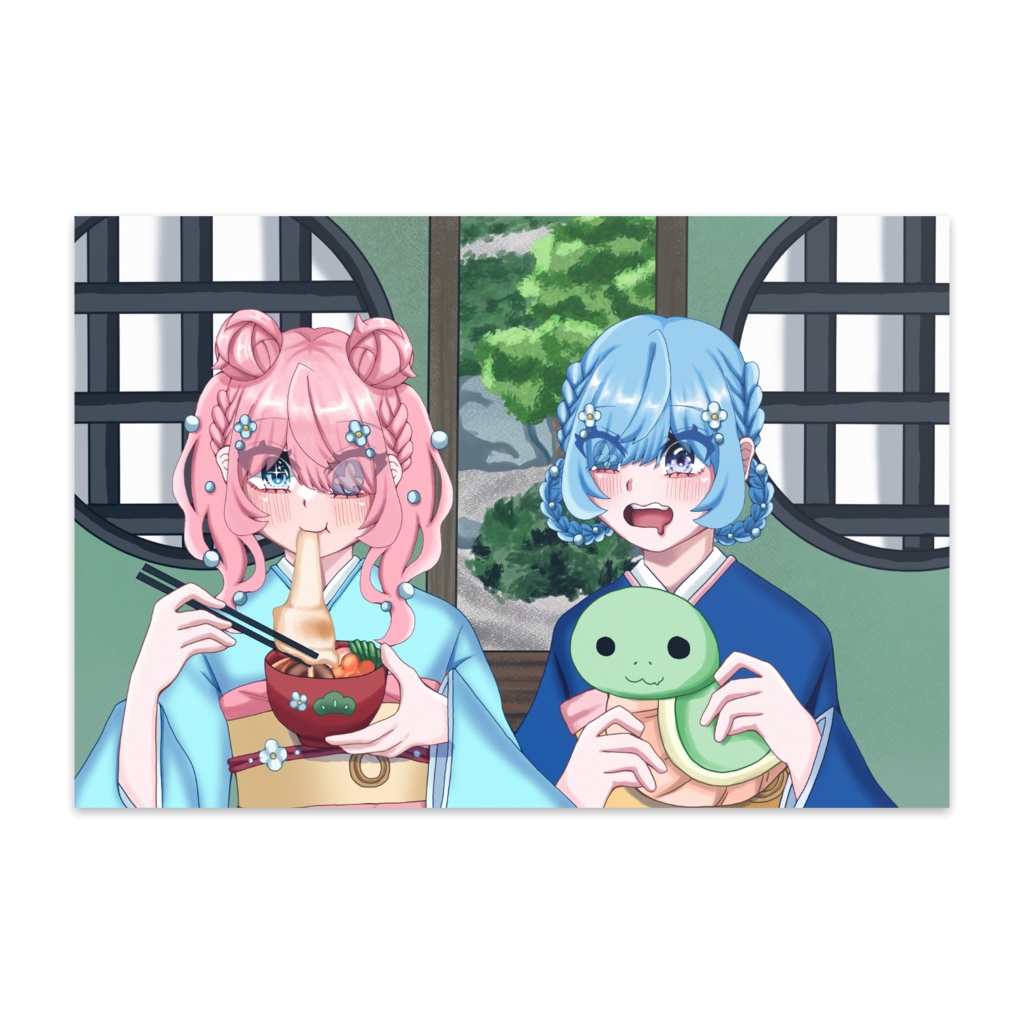 お正月ポストカード