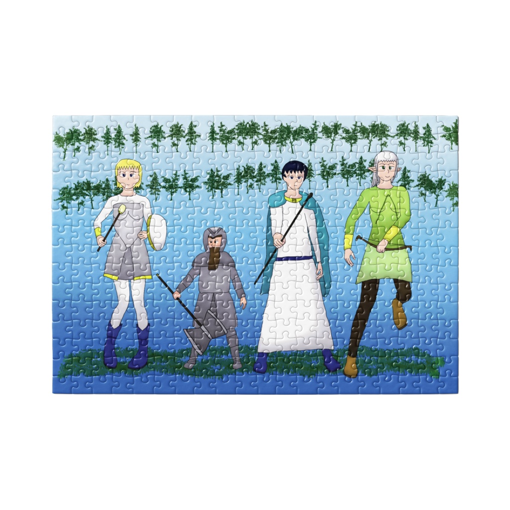 パズル、冒険者チーム