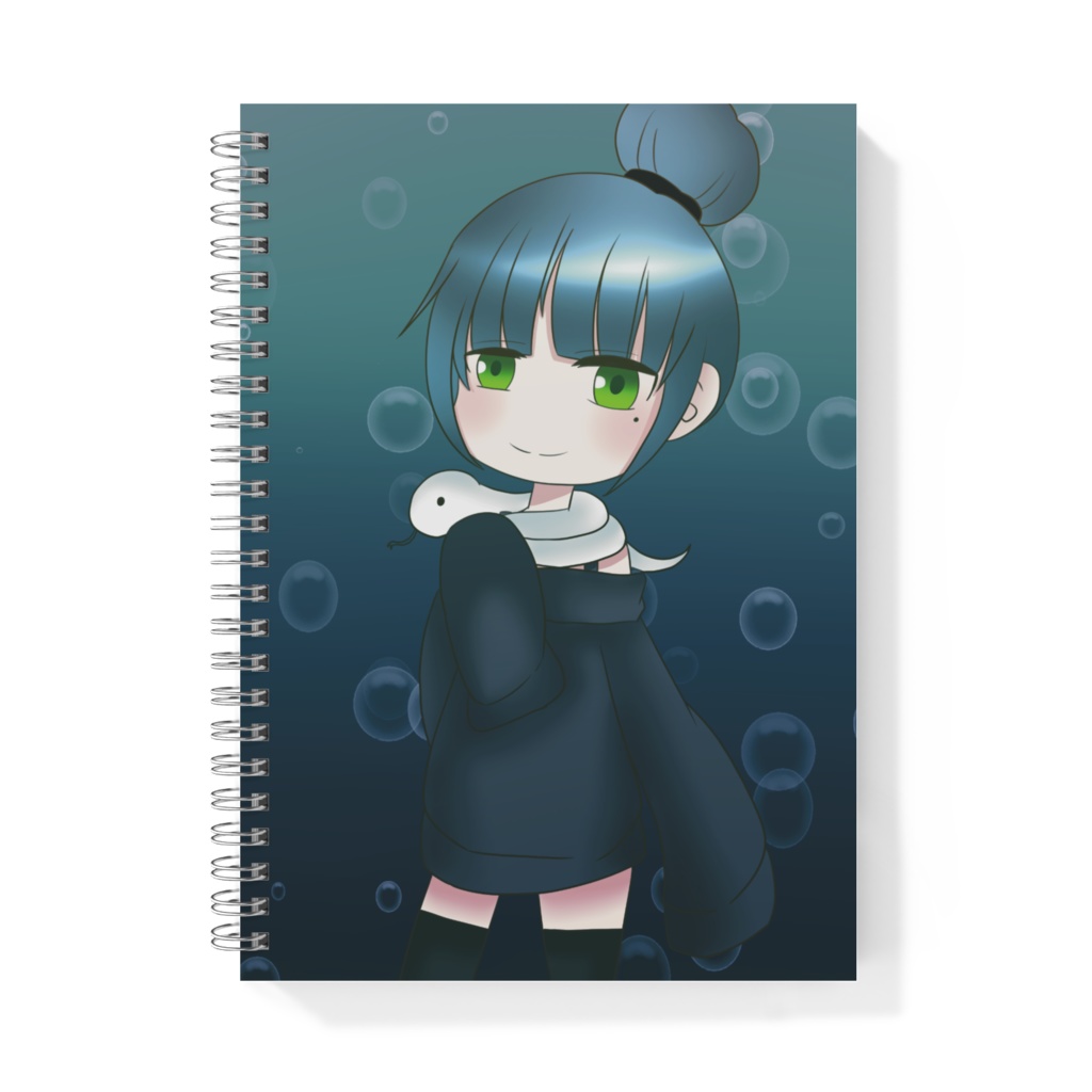 お団子ガールのリングノート