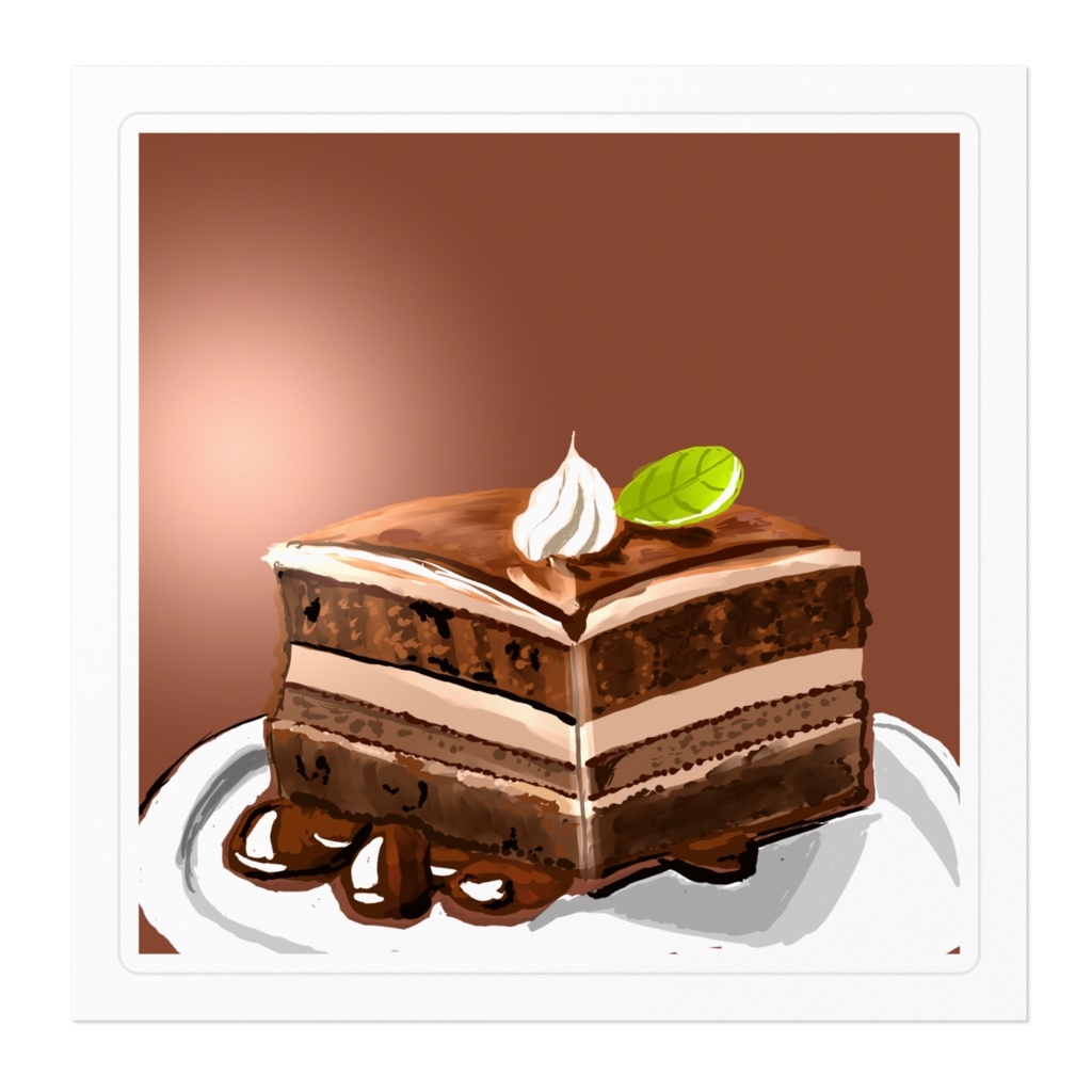 ステッカーチョコティラミス