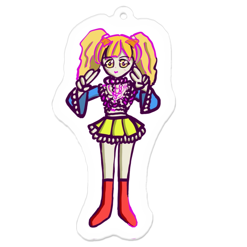 フリル娘のアクキー