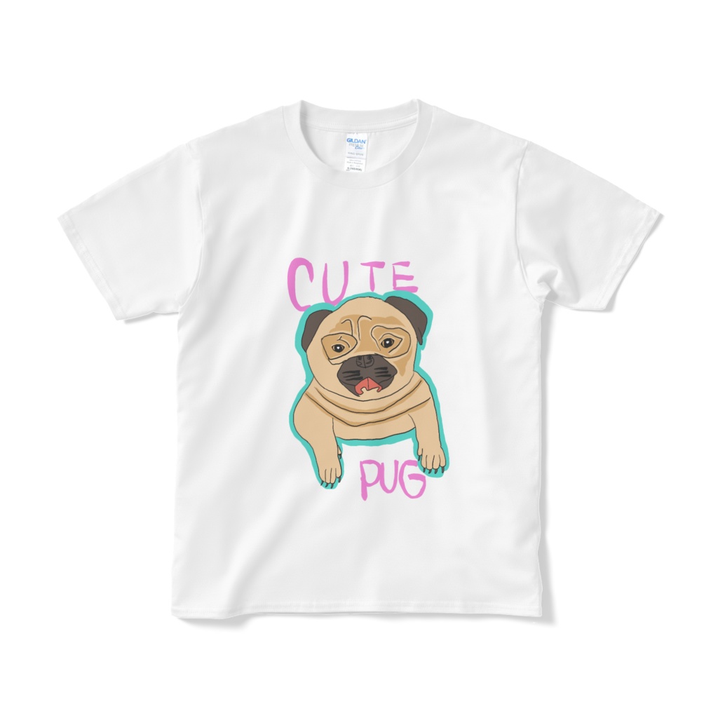 CUTEPUGの可愛いTシャツ