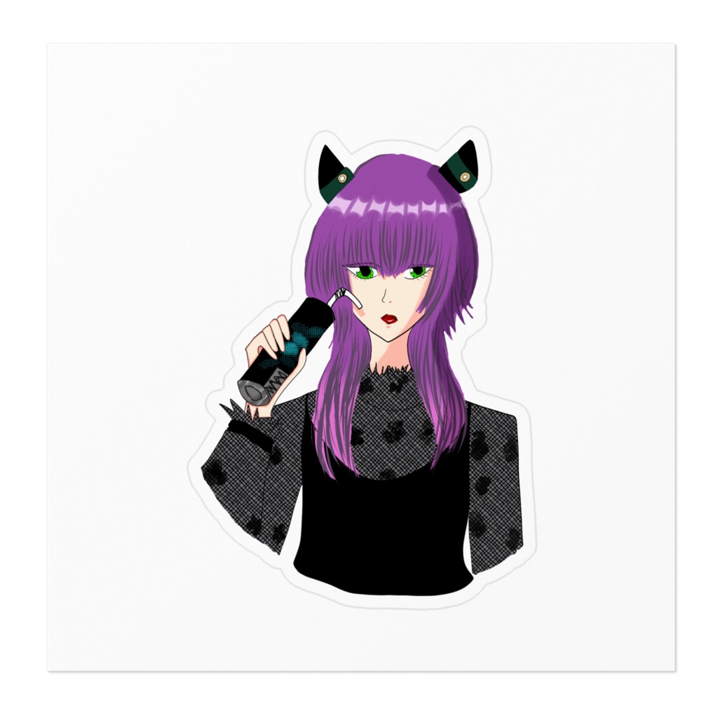 黒うさぎとピンクうさぎ