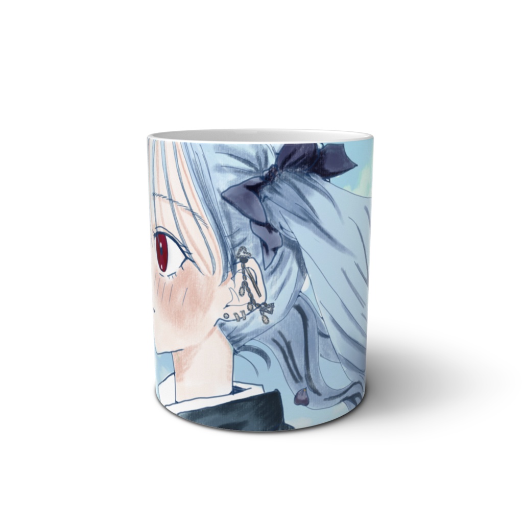 背景、春風に吹かれて君は