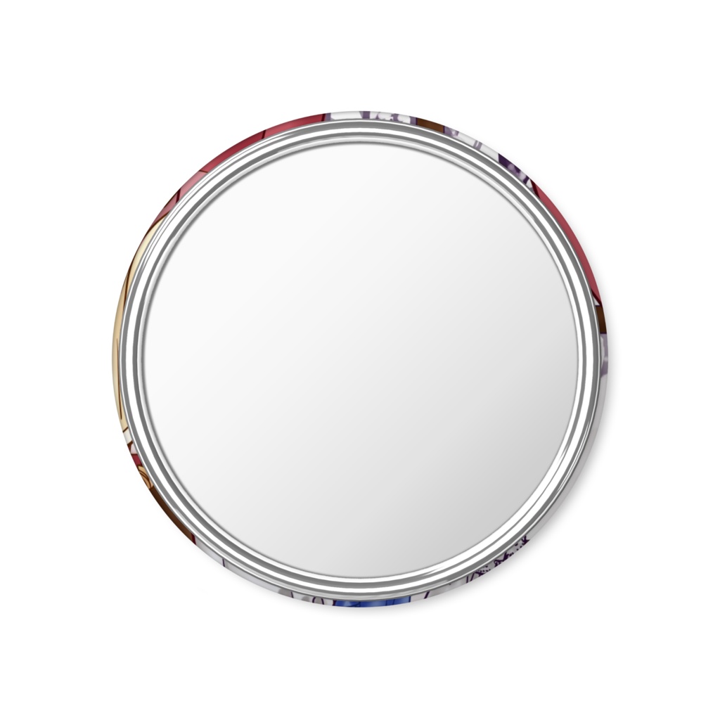 冬のお嬢様缶ミラー