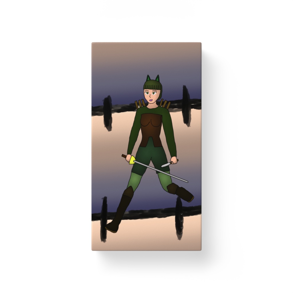 モバイルバッテリー、獣人の冒険者