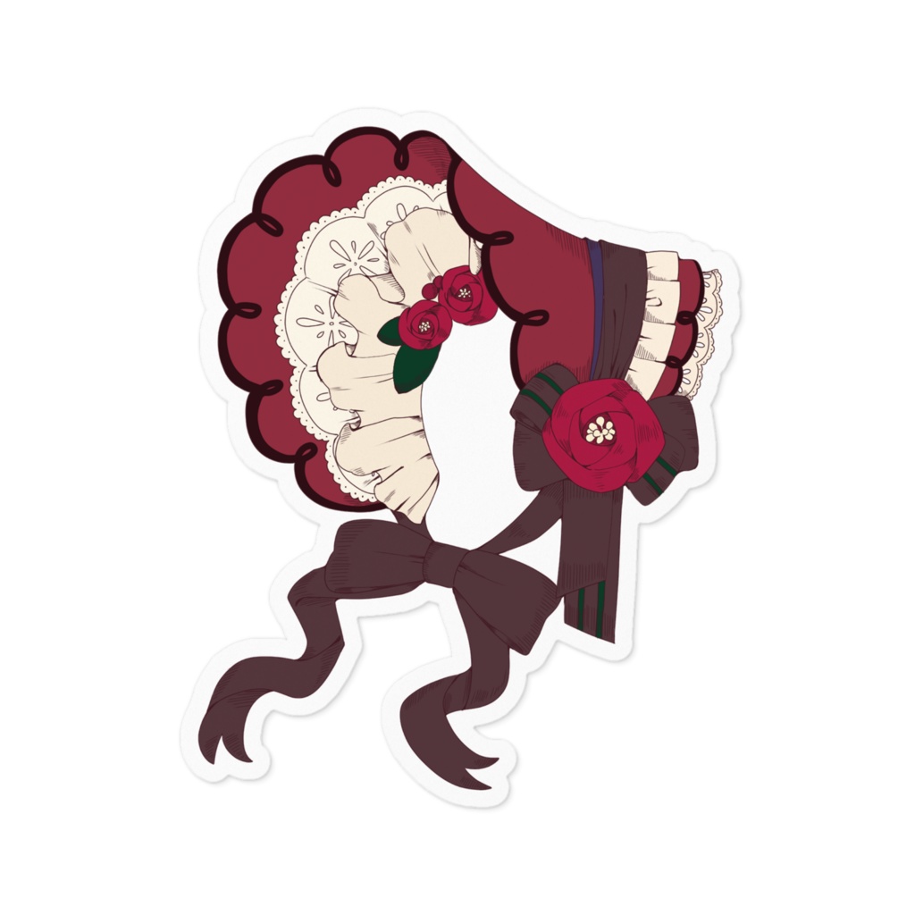 椿アクセサリーステッカー