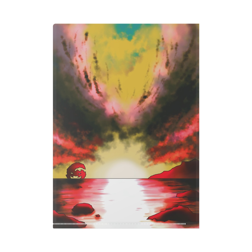 鬼と少女のクリアファイル