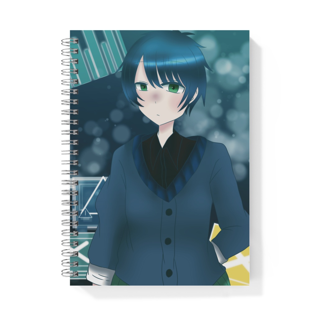 カーディガンを着た子のリングノート