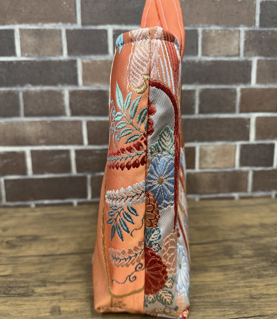 着物のリメイクバック(霞模様)